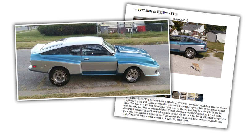 Illustration for article titled The Datsun 210ZX Is The Most Awfunderful Thing You've Seen All Day